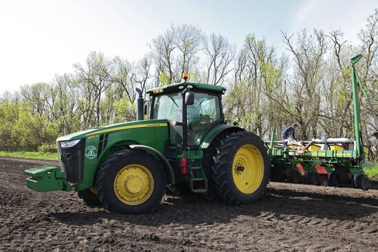 Spring sowing campaign in Krasnodar Territory