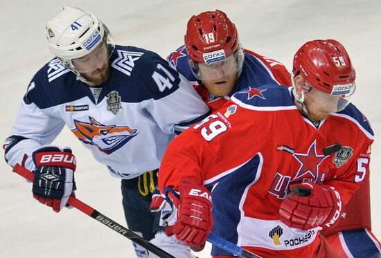 Kontinental Hockey League. CSKA vs. Metallurg Magnitogorsk