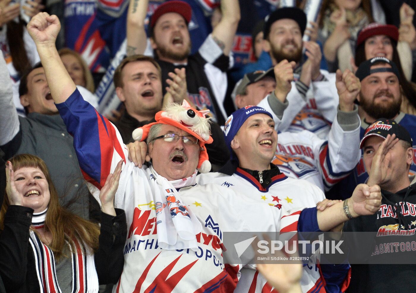 Kontinental Hockey League. CSKA vs. Metallurg