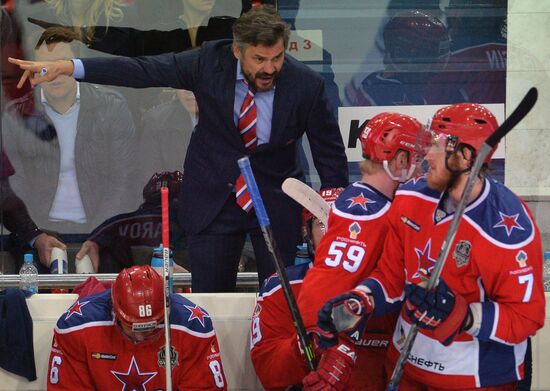 Kontinental Hockey League. CSKA vs. Metallurg Magnitogorsk