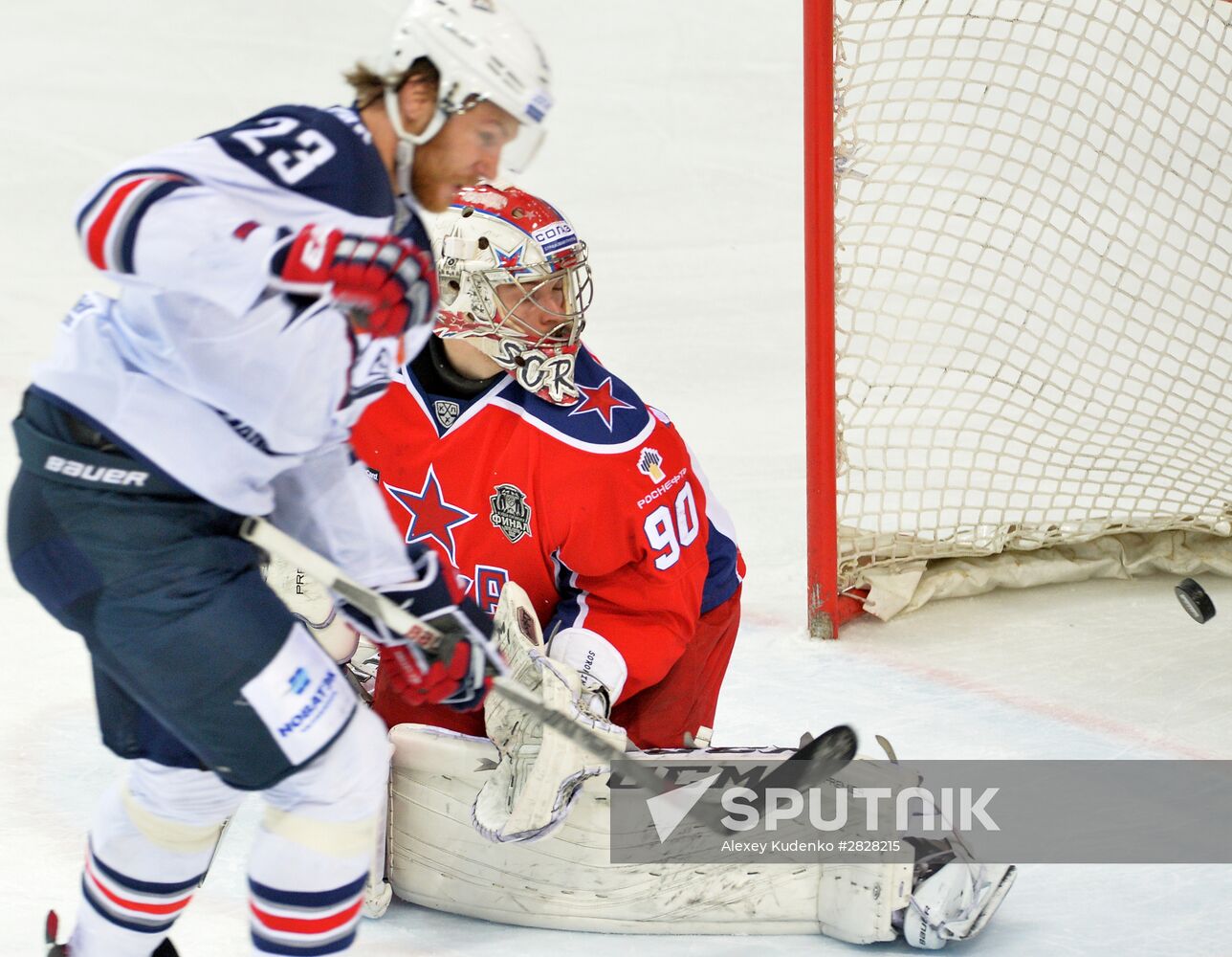Kontinental Hockey League. CSKA vs. Metallurg