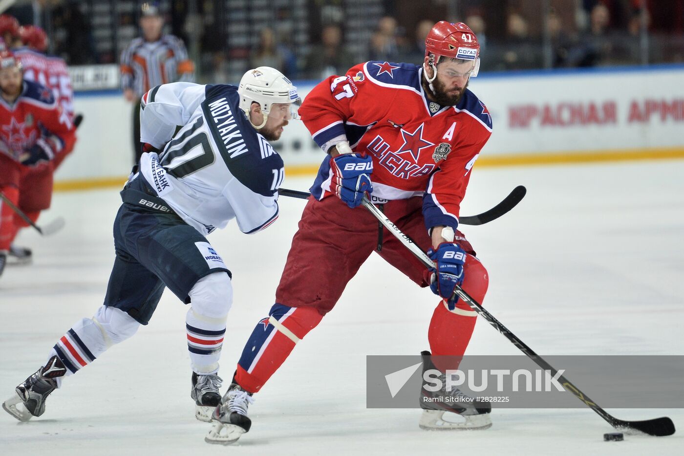 Kontinental Hockey League. CSKA vs. Metallurg