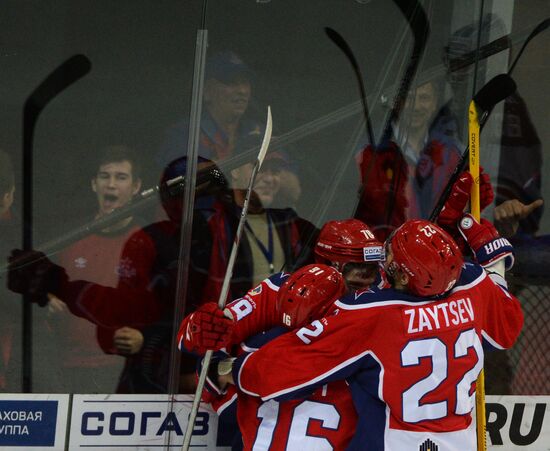 Kontinental Hockey League. CSKA vs. Metallurg Magnitogorsk