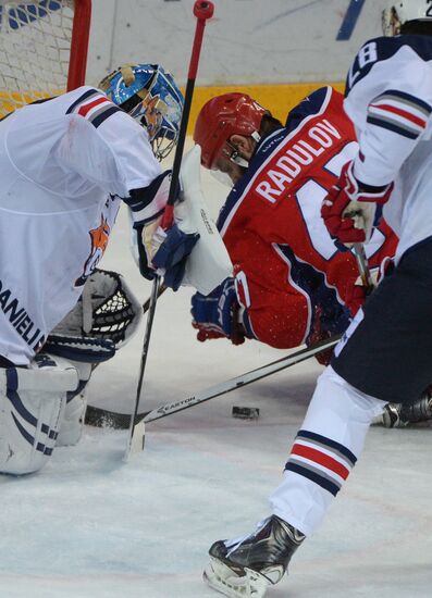 Kontinental Hockey League. CSKA vs. Metallurg Magnitogorsk