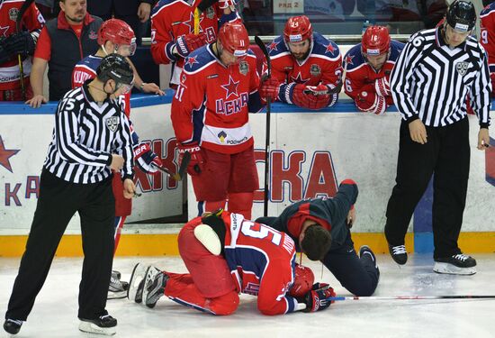 Kontinental Hockey League. CSKA vs. Metallurg Magnitogorsk