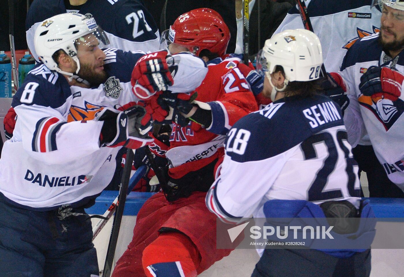 Kontinental Hockey League. CSKA vs. Metallurg Magnitogorsk