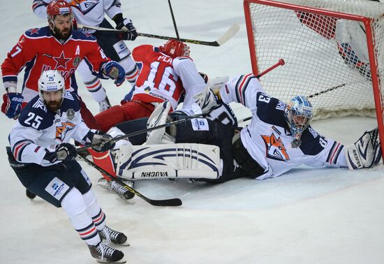 Kontinental Hockey League. CSKA vs. Metallurg Magnitogorsk