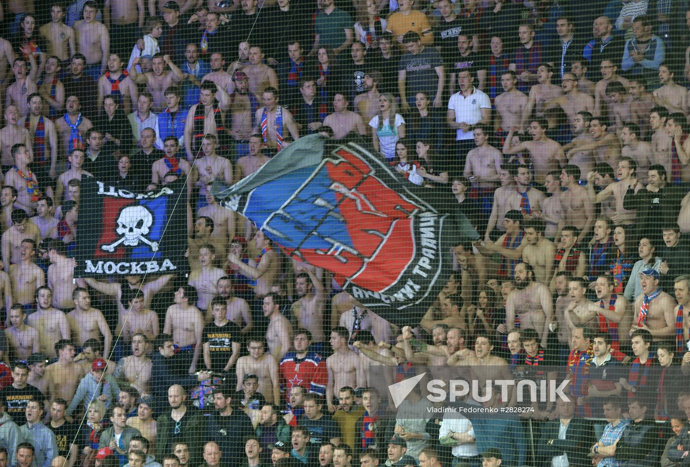 Kontinental Hockey League. CSKA vs. Metallurg Magnitogorsk