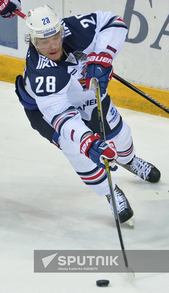 Kontinental Hockey League. CSKA vs. Metallurg