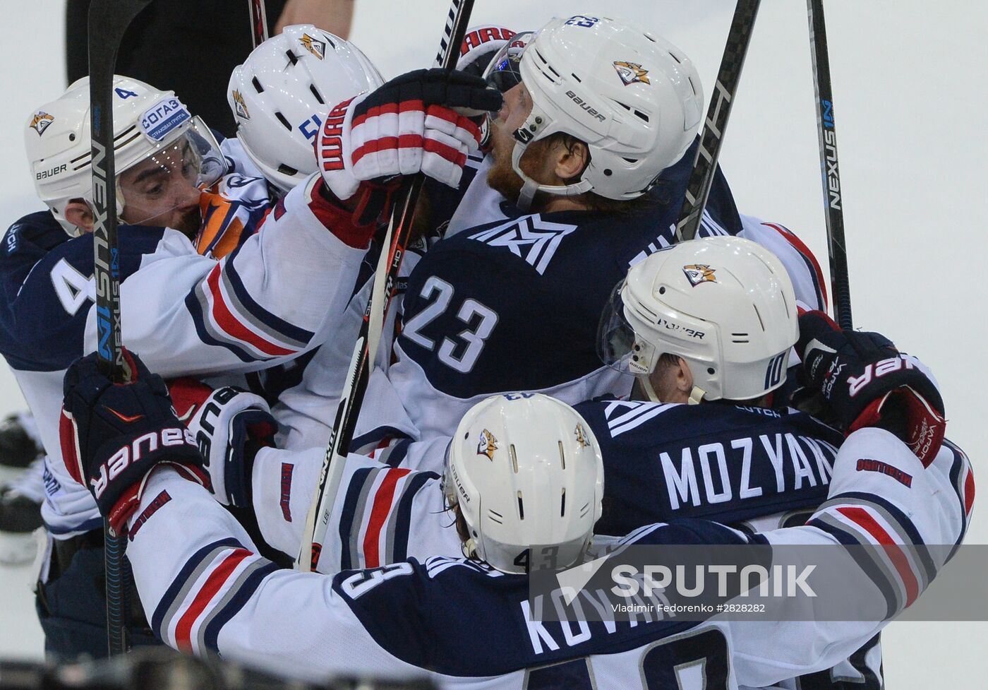 Kontinental Hockey League. CSKA vs. Metallurg