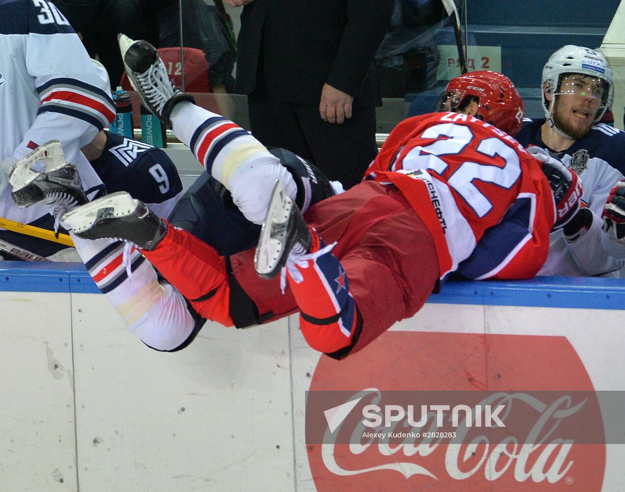 Kontinental Hockey League. CSKA vs. Metallurg