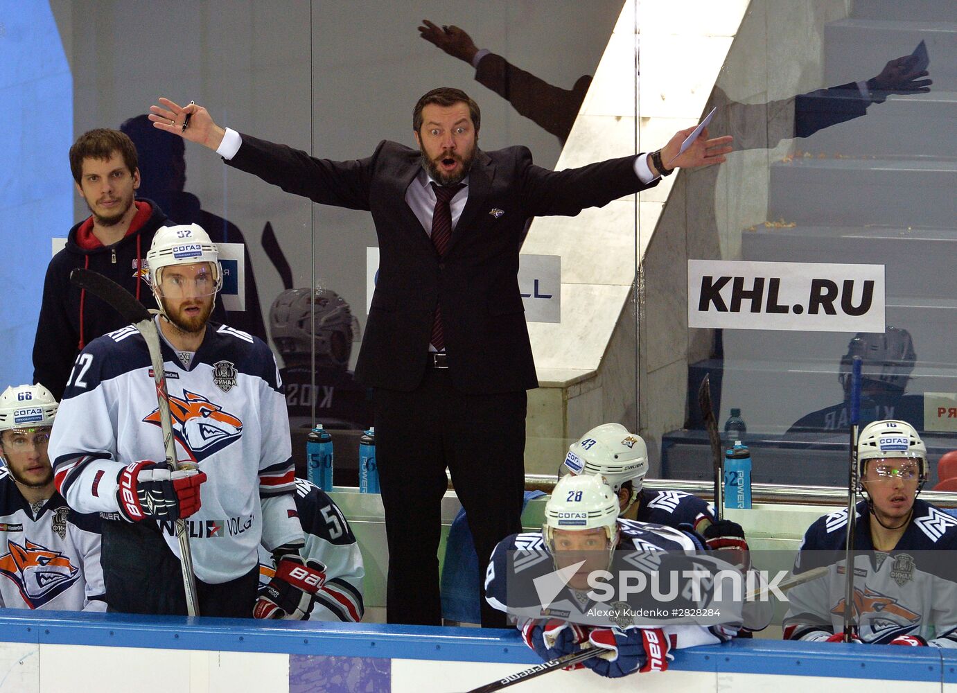 Kontinental Hockey League. CSKA vs. Metallurg