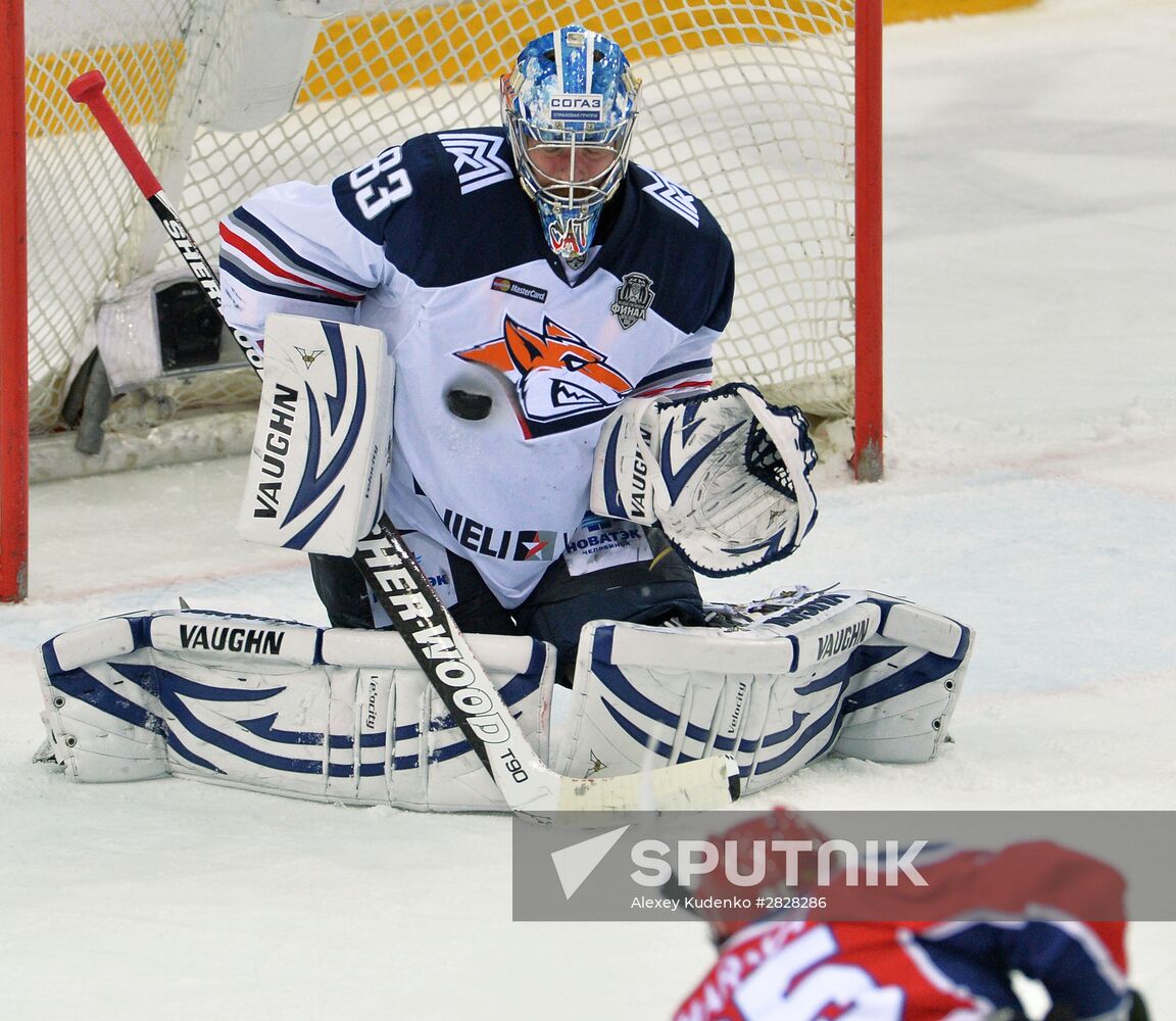 Kontinental Hockey League. CSKA vs. Metallurg Magnitogorsk
