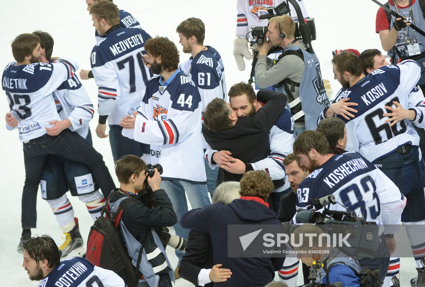 Kontinental Hockey League. CSKA vs. Metallurg