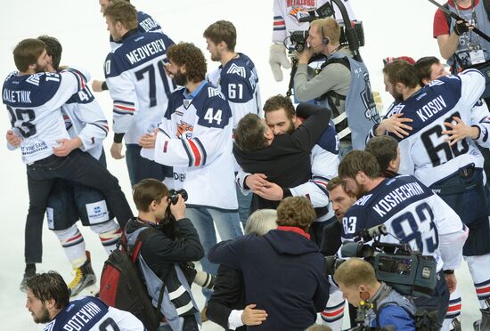 Kontinental Hockey League. CSKA vs. Metallurg