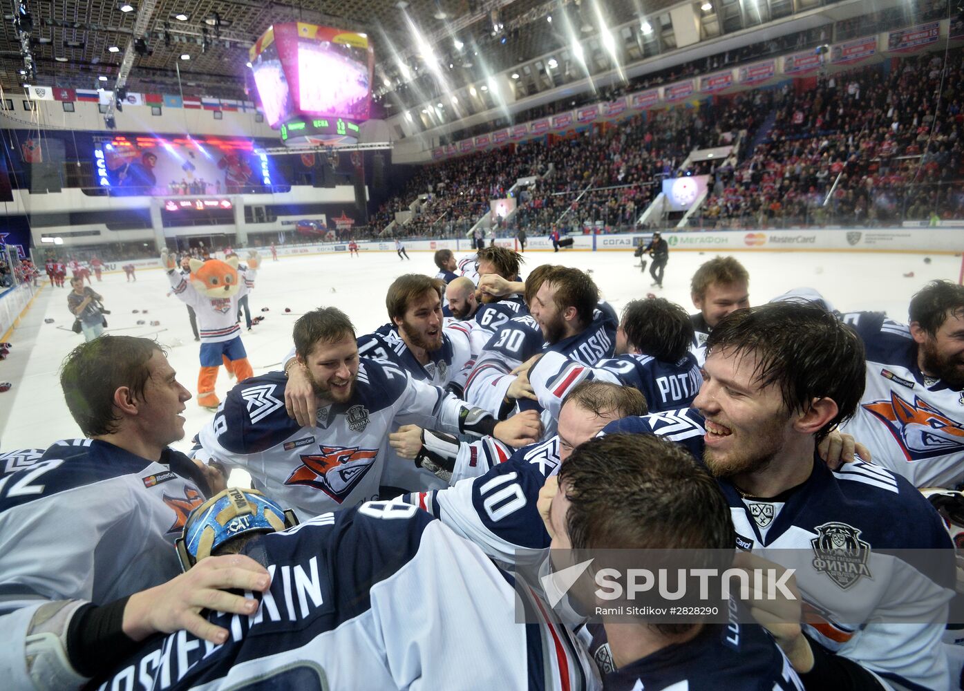 Kontinental Hockey League. CSKA vs. Metallurg