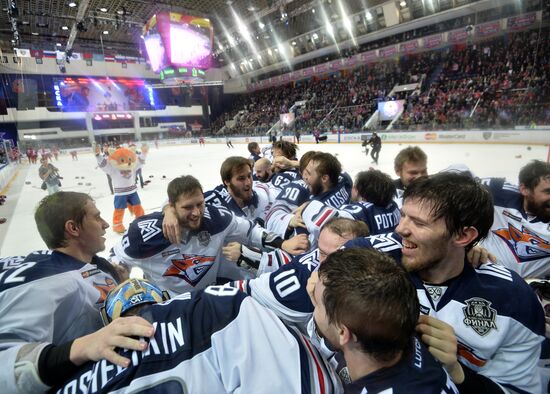 Kontinental Hockey League. CSKA vs. Metallurg