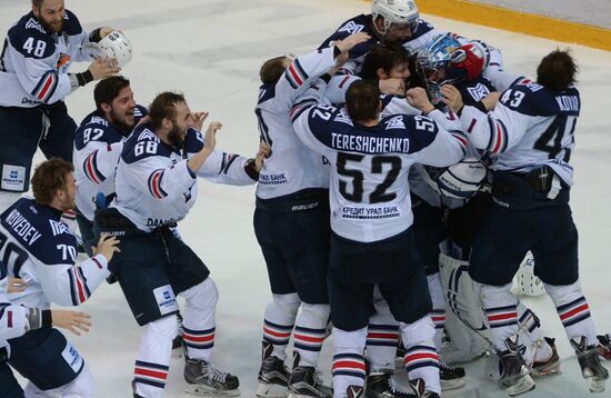 Kontinental Hockey League. CSKA vs. Metallurg