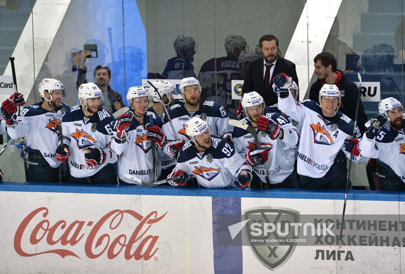 Kontinental Hockey League. CSKA vs. Metallurg