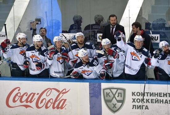 Kontinental Hockey League. CSKA vs. Metallurg