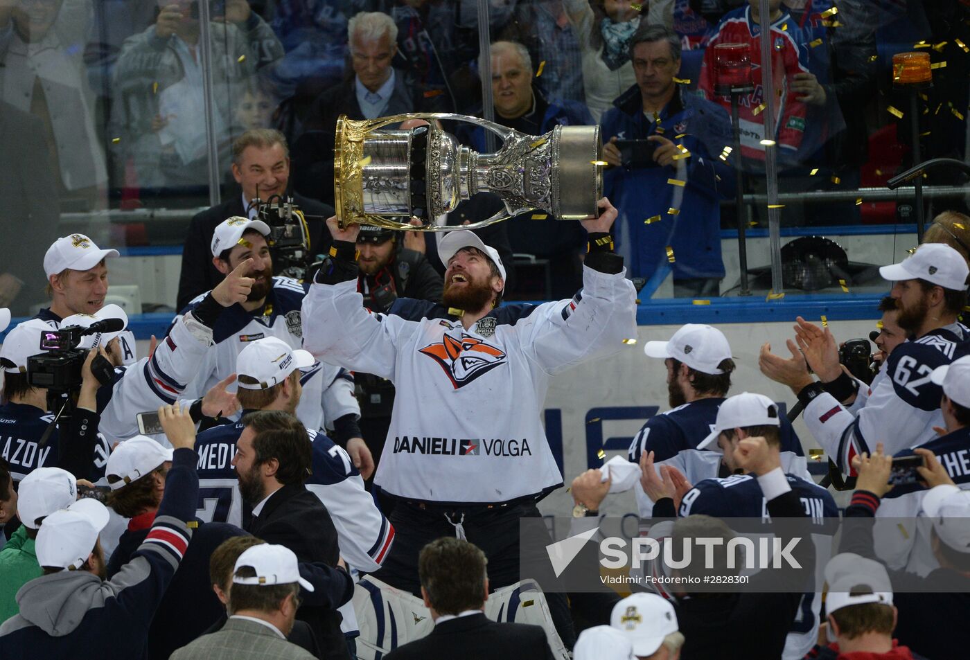 Kontinental Hockey League. CSKA vs. Metallurg Magnitogorsk