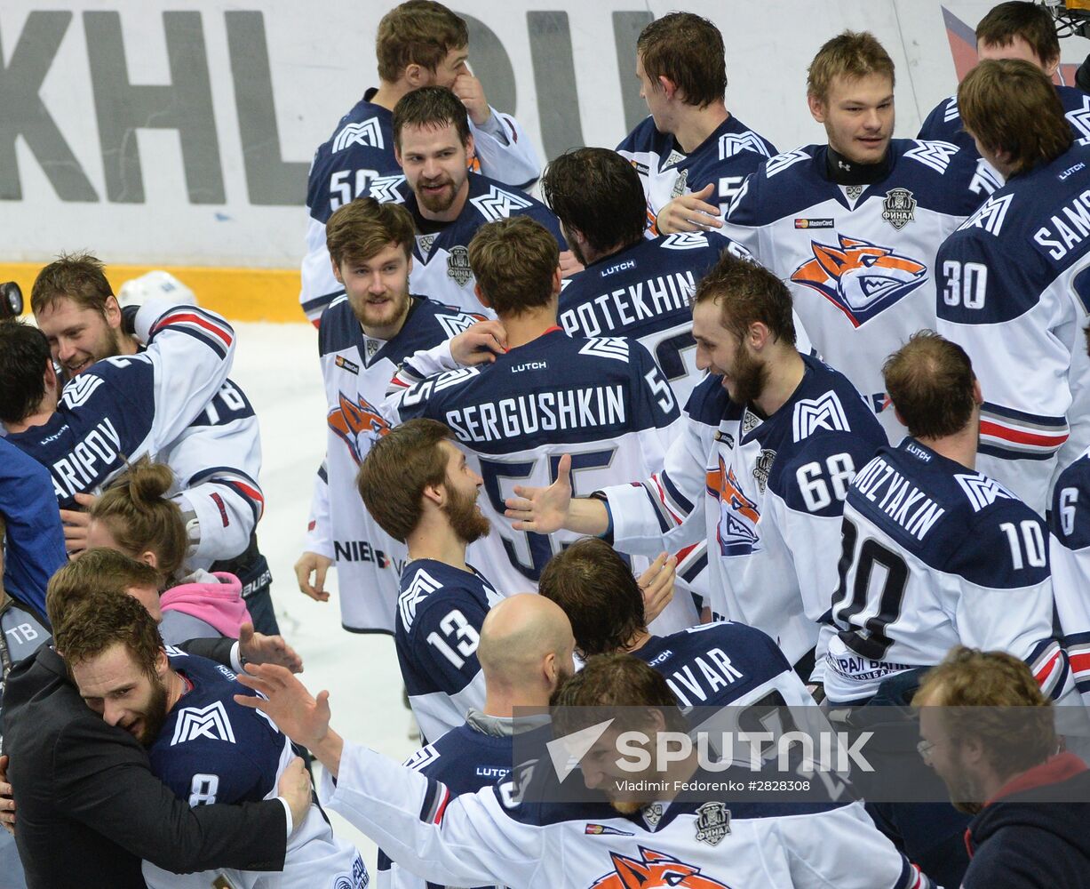 Kontinental Hockey League. CSKA vs. Metallurg