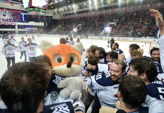 Kontinental Hockey League. CSKA vs. Metallurg Magnitogorsk