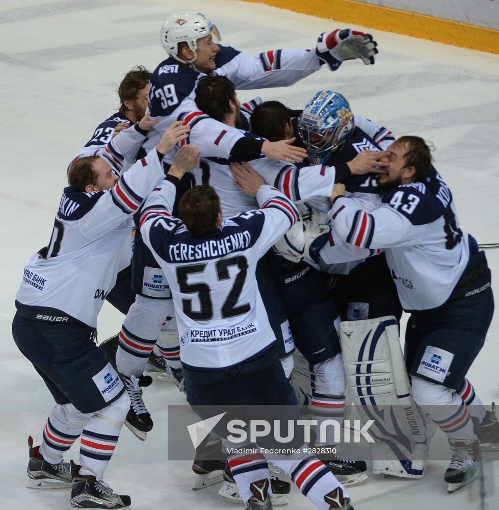 Kontinental Hockey League. CSKA vs. Metallurg Magnitogorsk