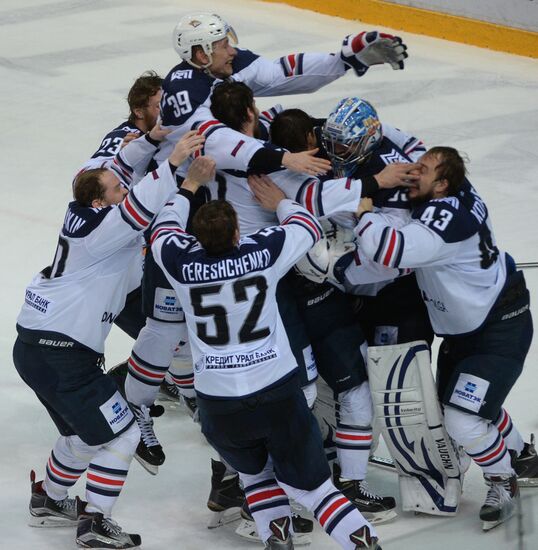 Kontinental Hockey League. CSKA vs. Metallurg Magnitogorsk