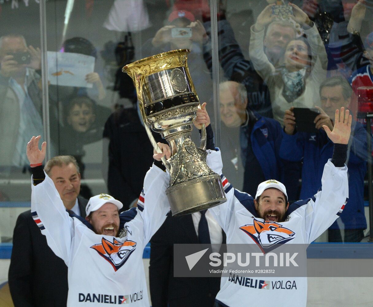 Kontinental Hockey League. CSKA vs. Metallurg Magnitogorsk