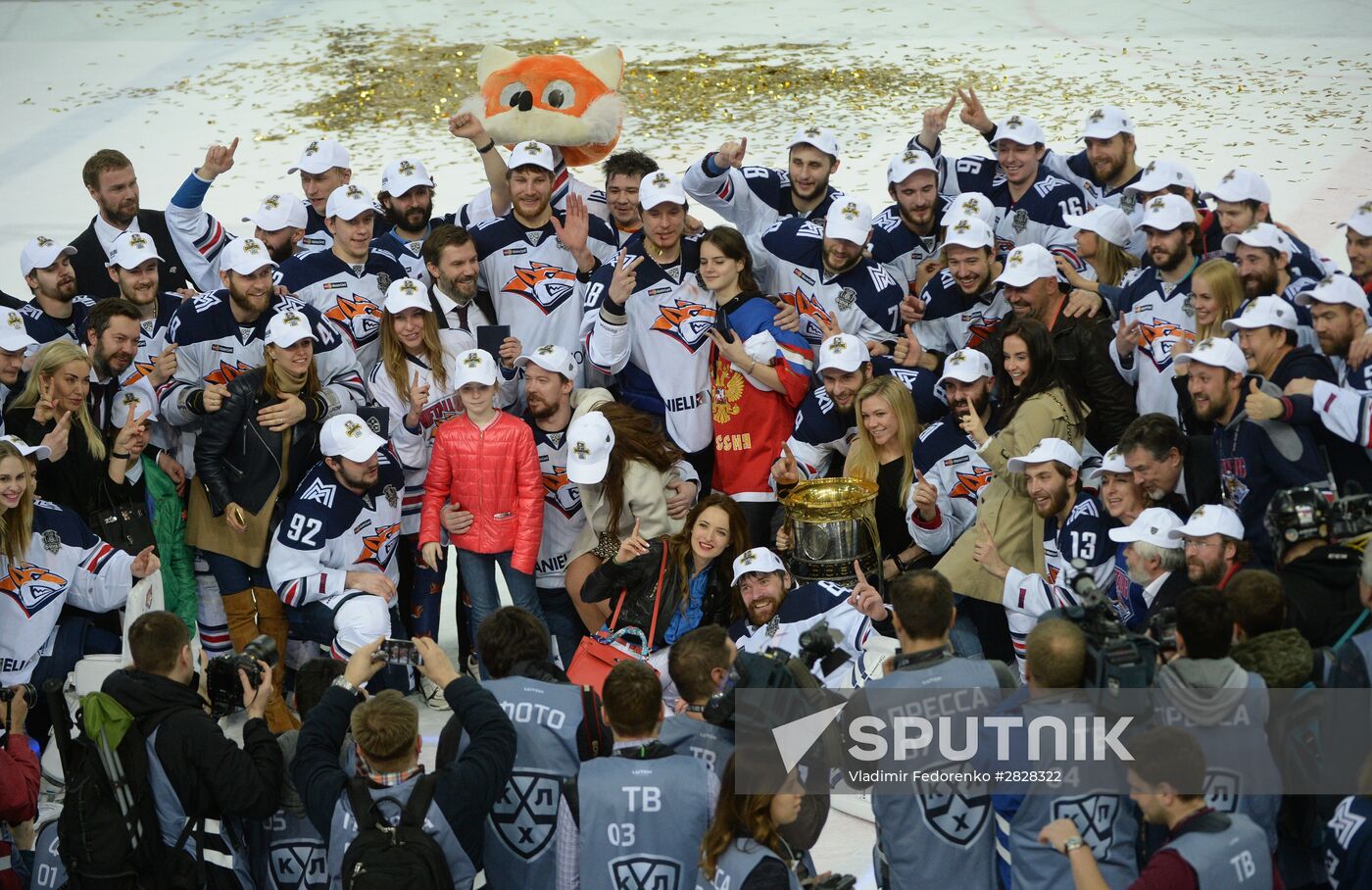 Kontinental Hockey League. CSKA vs. Metallurg