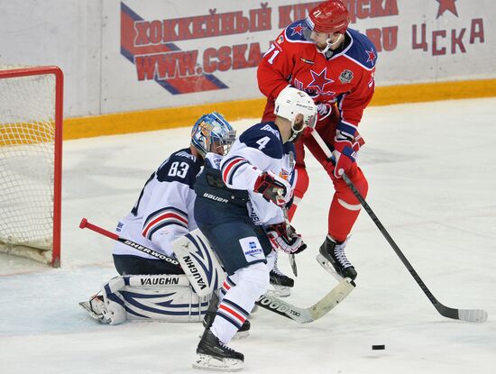 Kontinental Hockey League. CSKA vs. Metallurg Magnitogorsk