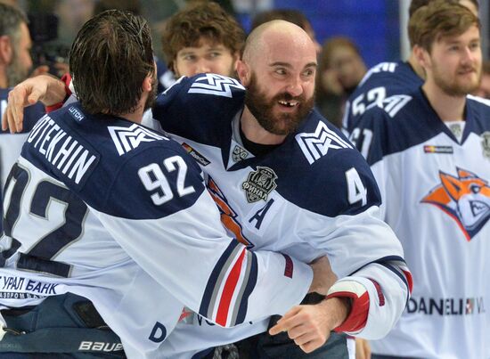 Kontinental Hockey League. CSKA vs. Metallurg Magnitogorsk