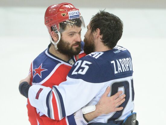 Kontinental Hockey League. CSKA vs. Metallurg Magnitogorsk