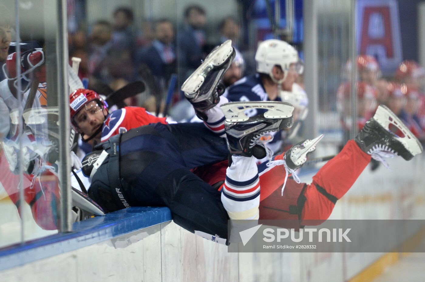 Kontinental Hockey League. CSKA vs. Metallurg Magnitogorsk