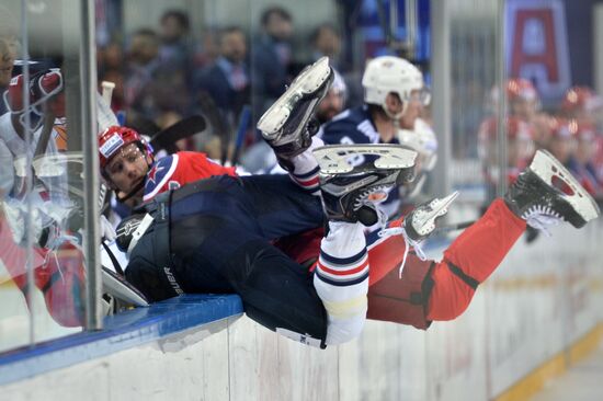 Kontinental Hockey League. CSKA vs. Metallurg Magnitogorsk