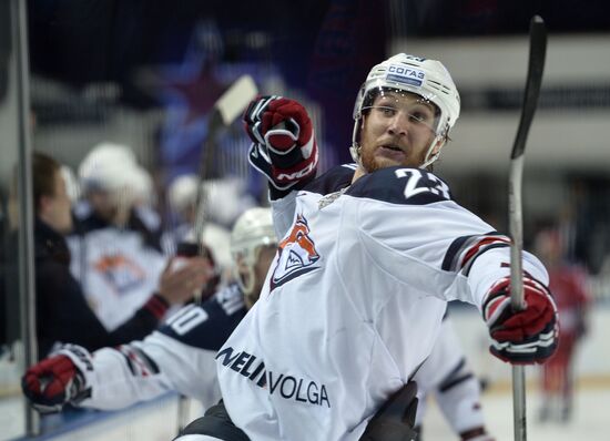 Kontinental Hockey League. CSKA vs. Metallurg Magnitogorsk