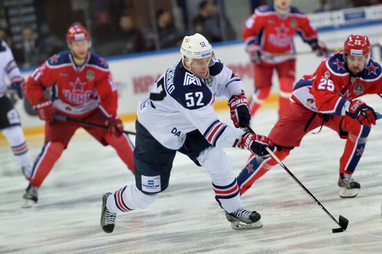 Kontinental Hockey League. CSKA vs. Metallurg Magnitogorsk