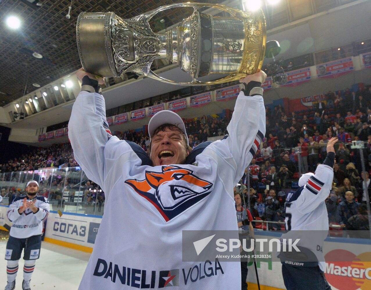 Kontinental Hockey League. CSKA vs. Metallurg Magnitogorsk