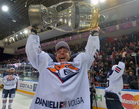 Kontinental Hockey League. CSKA vs. Metallurg Magnitogorsk