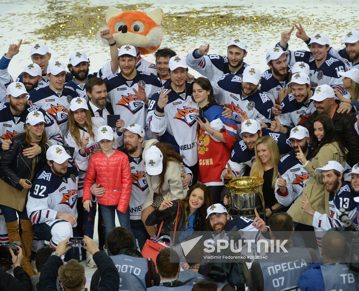 Kontinental Hockey League. CSKA vs. Metallurg