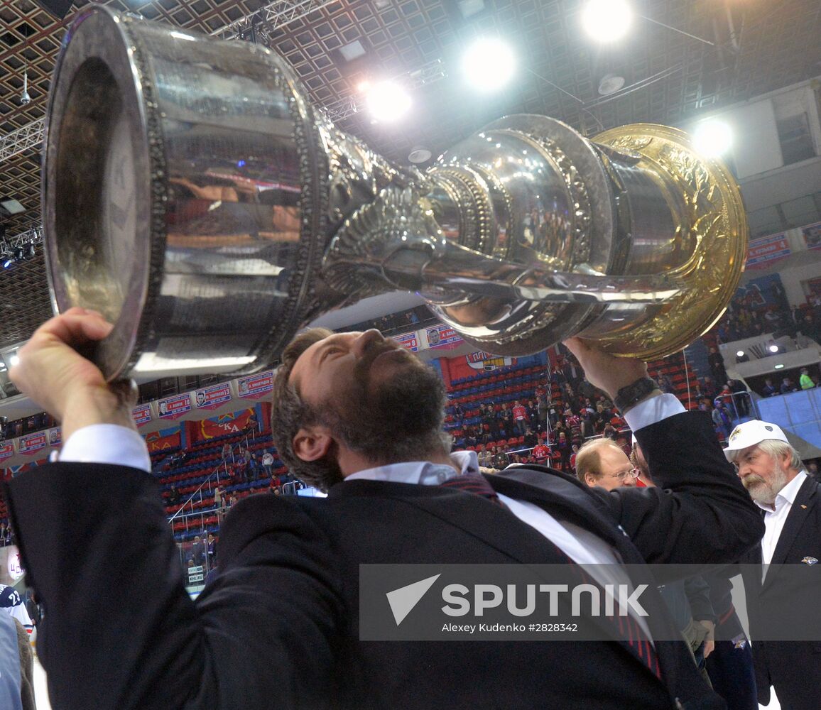 Kontinental Hockey League. CSKA vs. Metallurg Magnitogorsk