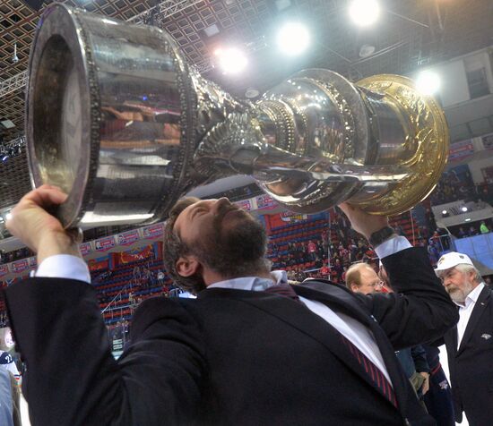 Kontinental Hockey League. CSKA vs. Metallurg Magnitogorsk