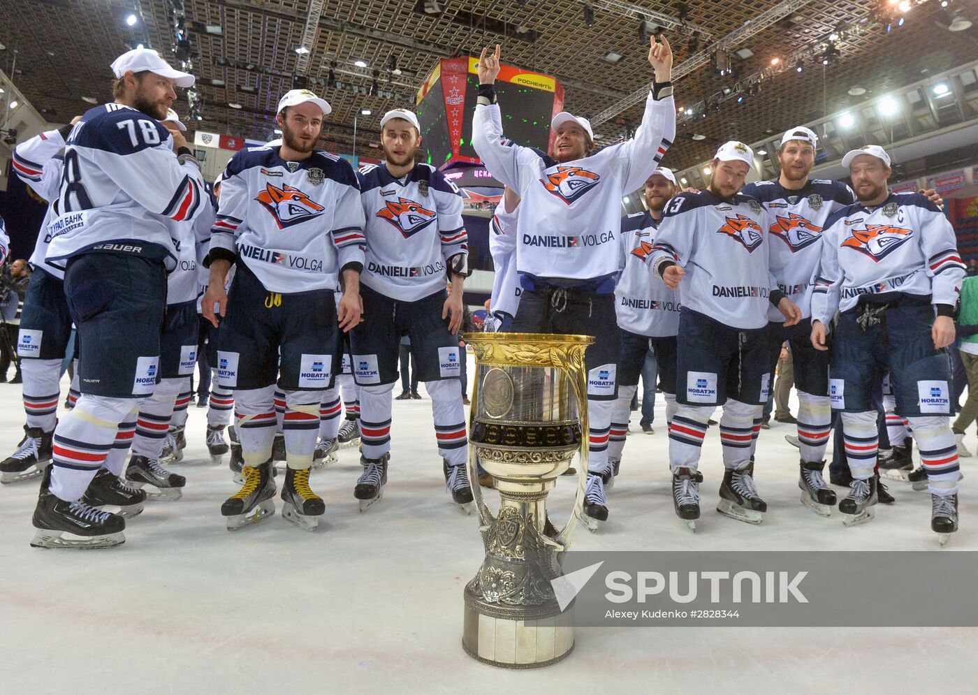 Kontinental Hockey League. CSKA vs. Metallurg