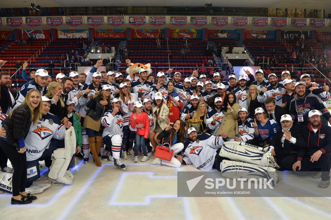 Kontinental Hockey League. CSKA vs. Metallurg