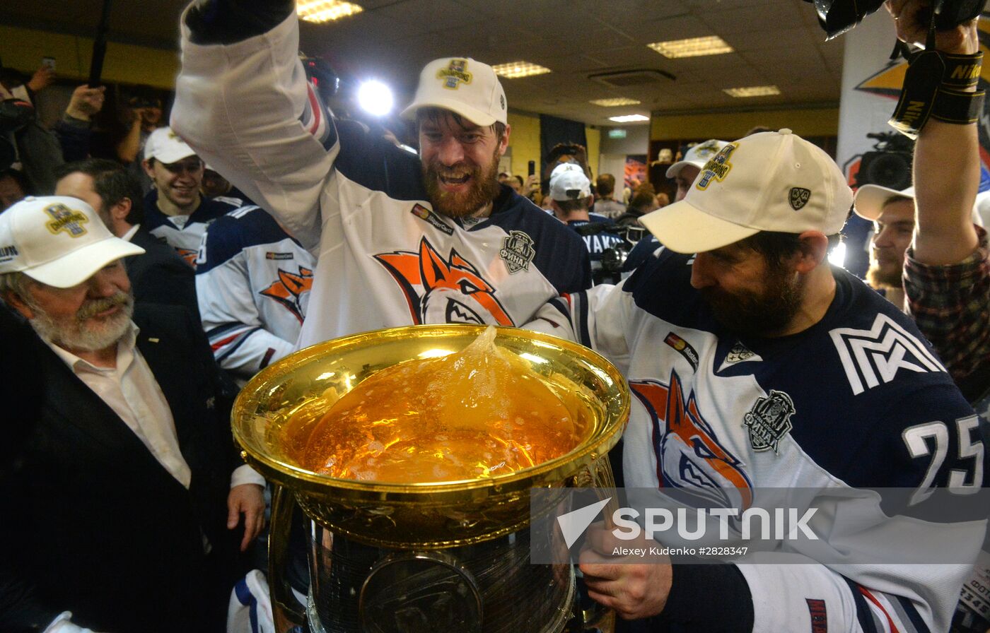 Kontinental Hockey League. CSKA vs. Metallurg