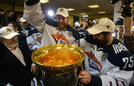 Kontinental Hockey League. CSKA vs. Metallurg