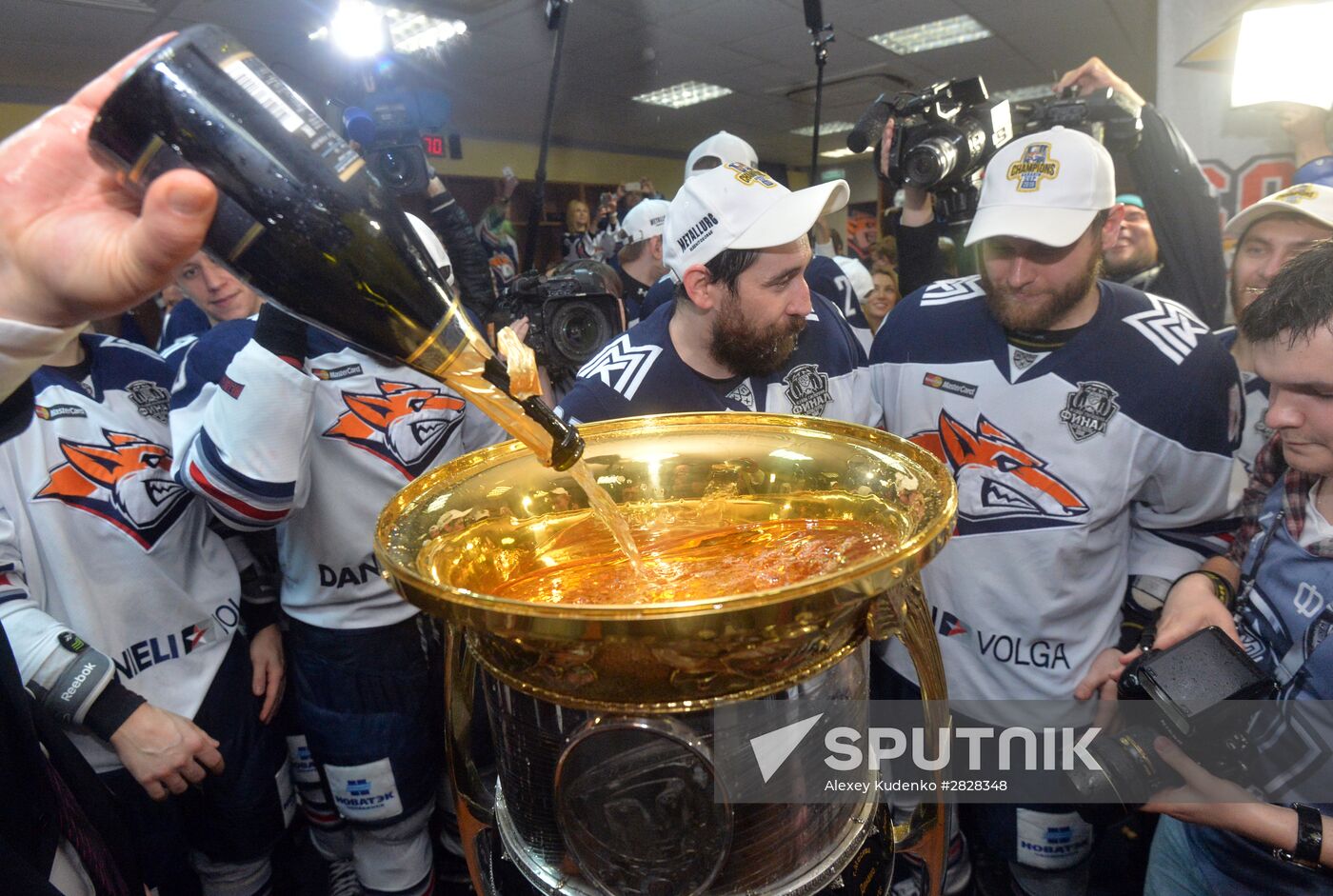 Kontinental Hockey League. CSKA vs. Metallurg