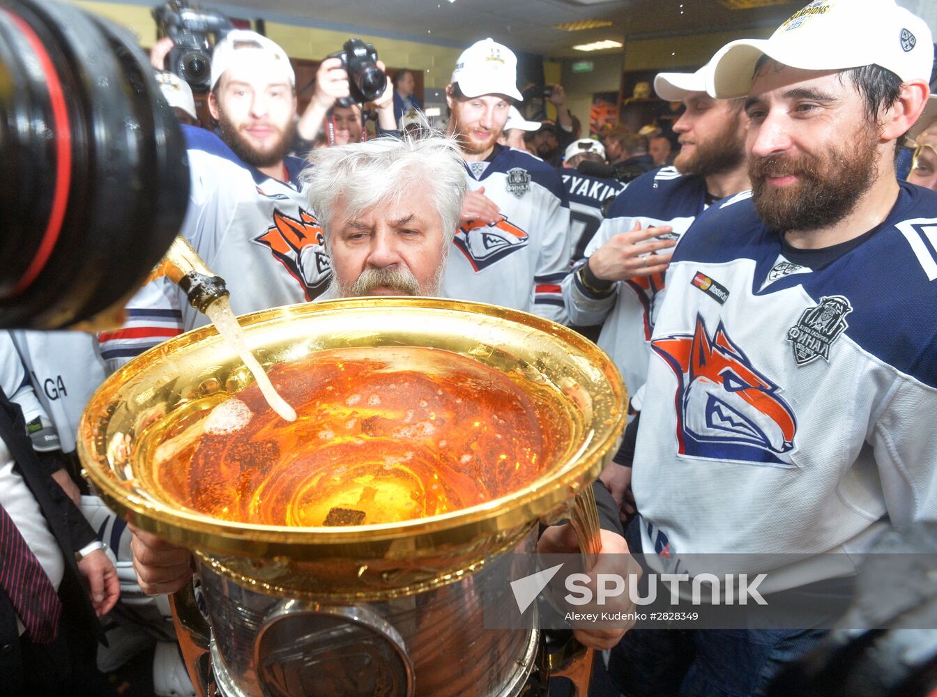 Kontinental Hockey League. CSKA vs. Metallurg Magnitogorsk