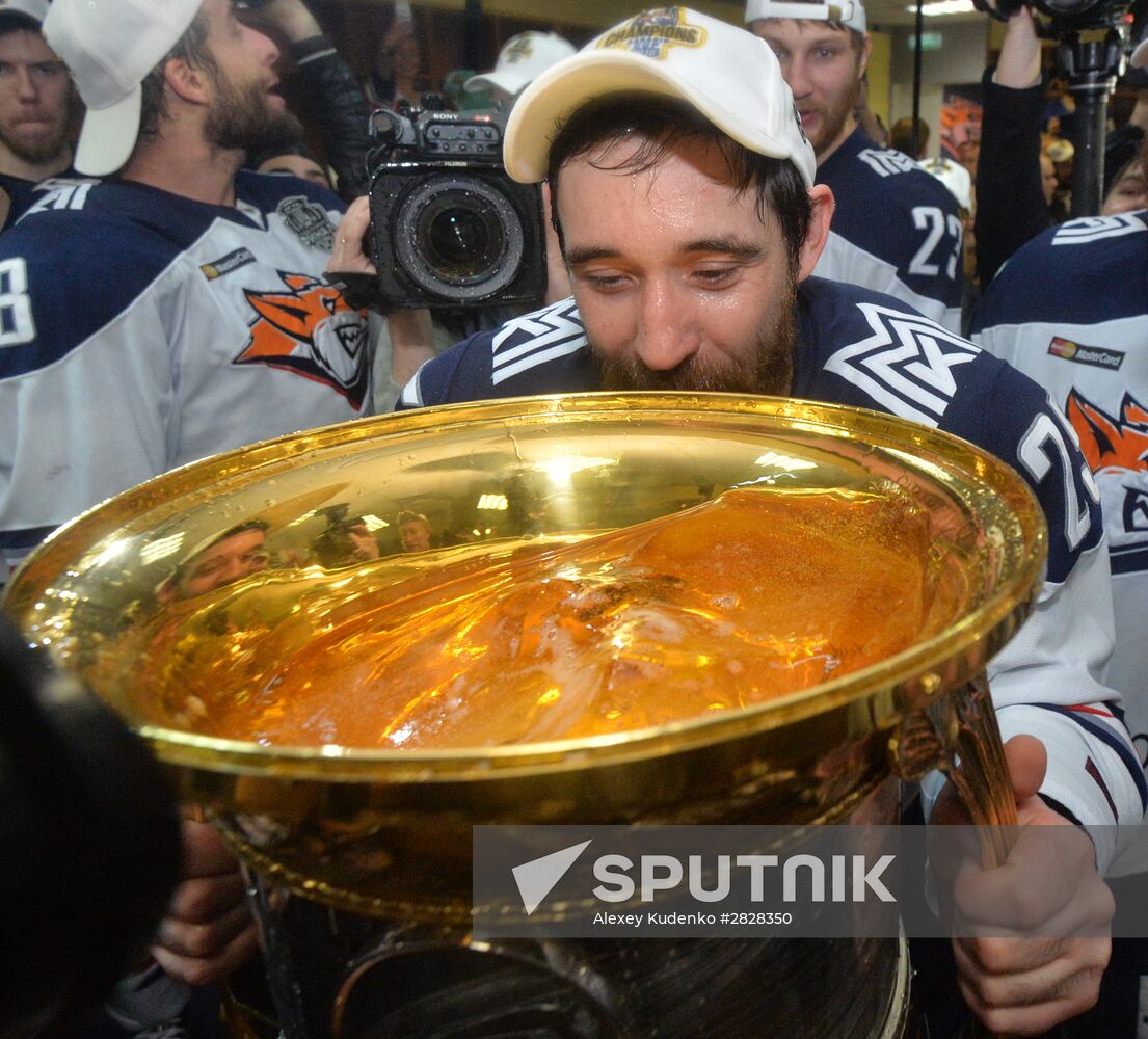 Kontinental Hockey League. CSKA vs. Metallurg